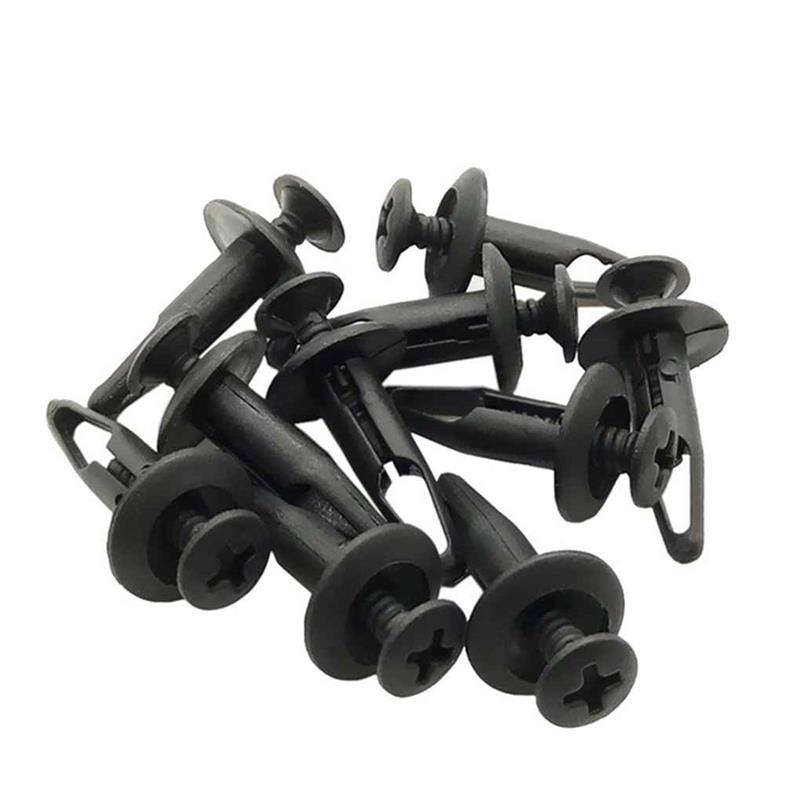 

50 шт./компл. 8 мм заклепочный фиксатор пластиковый автомобильный крепежный зажим для бампера автомобиля крыло нажимного типа крепежные зажимы для Nissan Livina TIIDA Sylphy