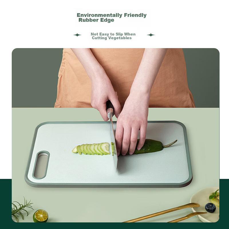 Mold-Resistant Cutting Board, Fruit And Baby Food Board, Double-Sided Chopping Block for Home Use, Sticky Plastic Cutting Board, 36*26*1