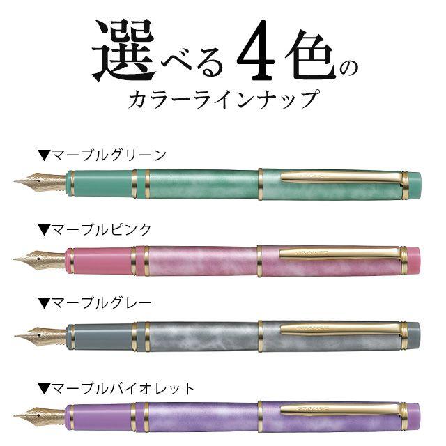 Pilot GRANCE Fountain Pen Marble Violet Medium Nib FGRC-2MR-MAVM with Converter