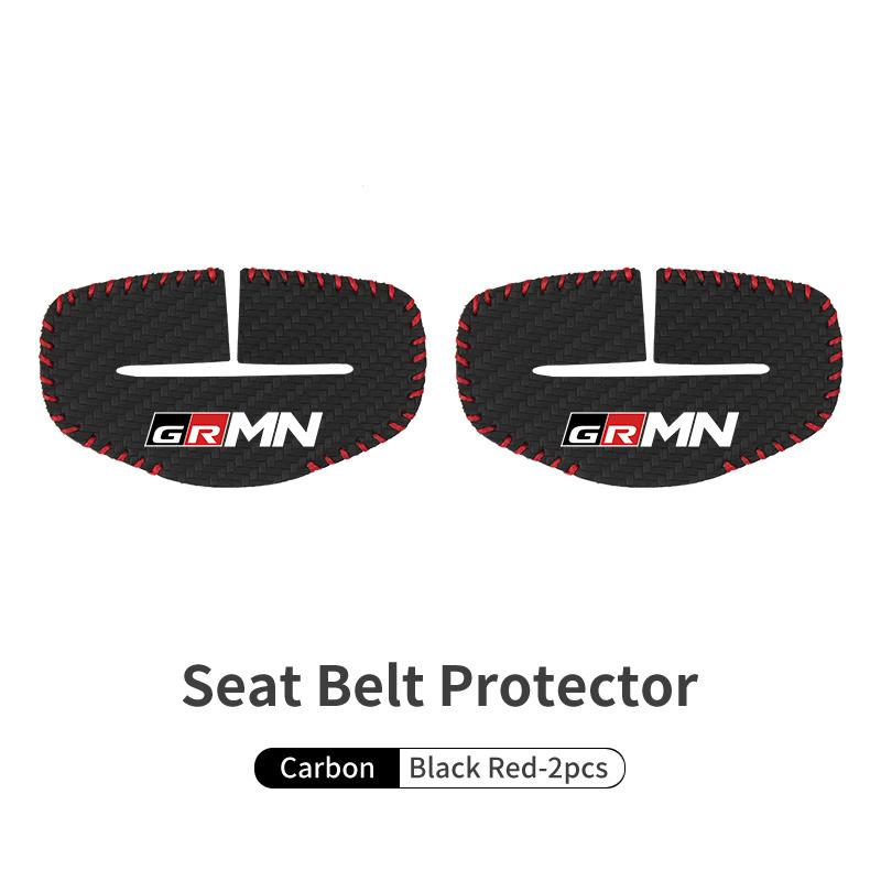 zfjpu3 For Toyota Car Seat Belt Buckle Plug Leather Car Seat Belt Clip Protective Covers GR MN Camry Prius Auris Crown Yaris Corolla