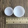 18Pcs/Set Mini White Kitchenware Toy Drink Cups Small Plate Small Dish Tableware Miniatures Diy Pretend Play Mini Plastic Toy
