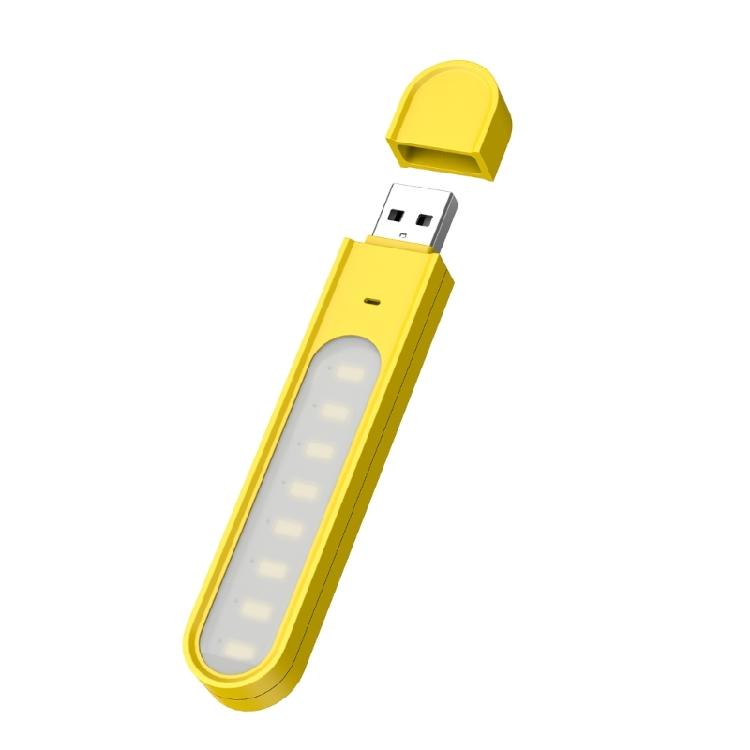 

Multi Purpose USB LED Desk Lamp 8 Bright Lights Type C USB LED Lamp Light Portable Night Light For Study Camping жёлтый