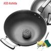 ASD 30cm Honeycomb Flat-Bottom Non-stick Wok