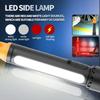 USB Rechargeable LED Flashlight Powerful Zoom Camping Lantren 9 Modes Aluminum Alloy Torch Outdoor Light with Hooks