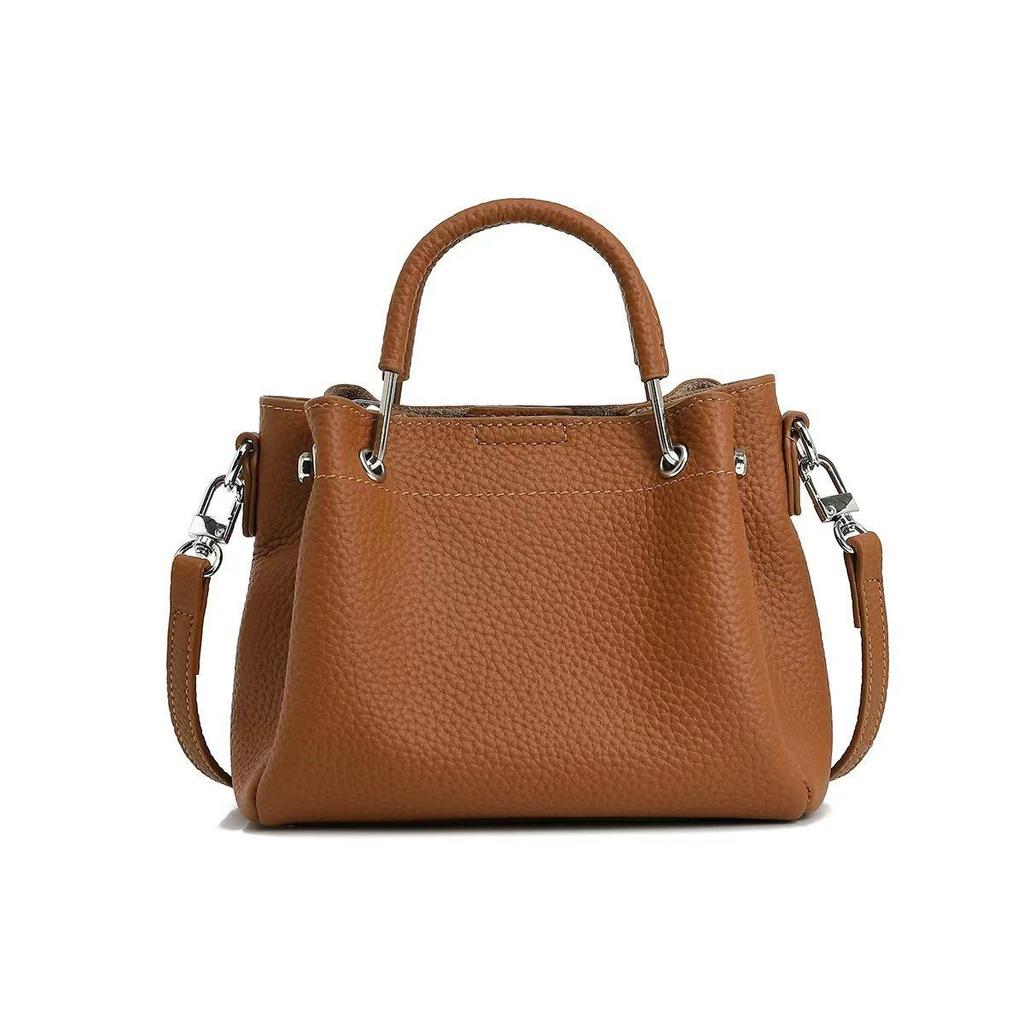 Minimalistische Leder-Schultertasche für Damen, Vielseitige Französische Weichleder-Crossbody-Handtasche