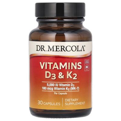 Vitamin D3 & K2, 30 Kapseln