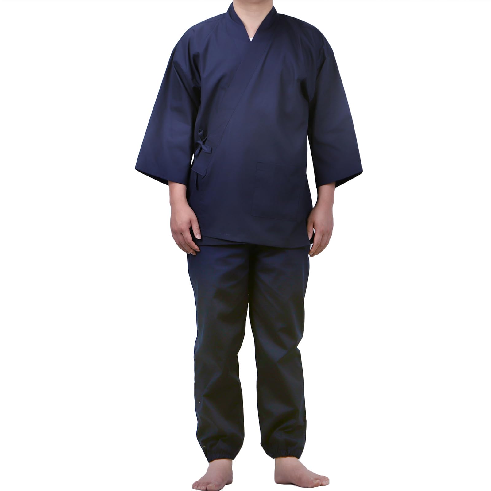 

TOuWA Men s Washable Samue Kimono, Solid Color, Year-Round Wear, Workwear, Restaurant Wear, Yukata, Jinbei, Nightgown, Pajamas, Loungewear, and Relaxa