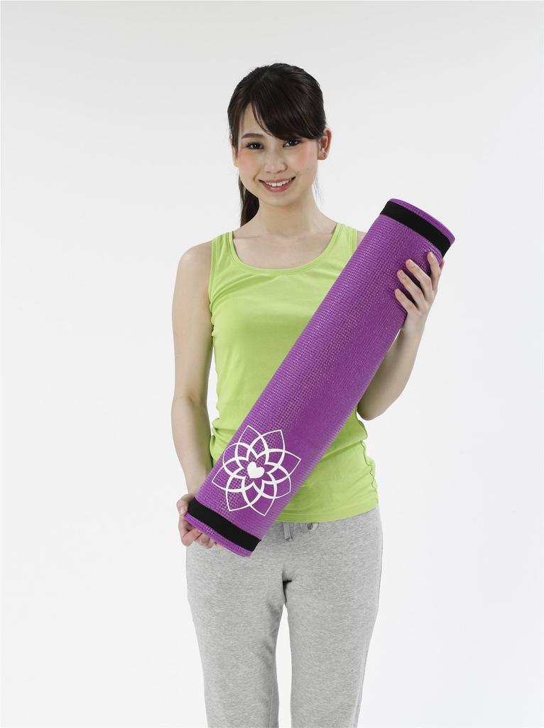 ALINCO Yoga 6mm FYG606V Mat, Thick, Violet,