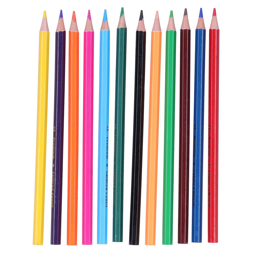 12Pcs Colored Pencil Multicolor Children s Painting Tools Artist Sketching Doodling Craft