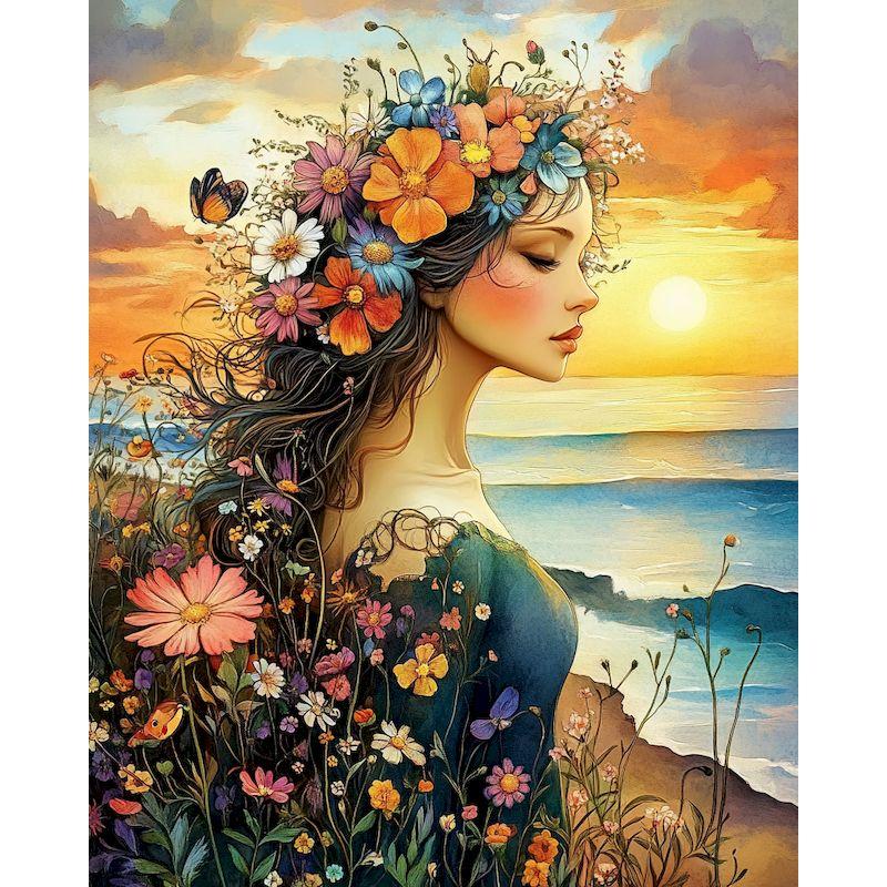 GATYZTORY Picture By Number Girl Kits Home Decor Painting By Numbers Figure Drawing On Canvas HandPainted Art DIY Gift