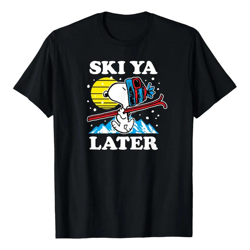 Camiseta Peanuts - Snoopy Ski Ya Later S