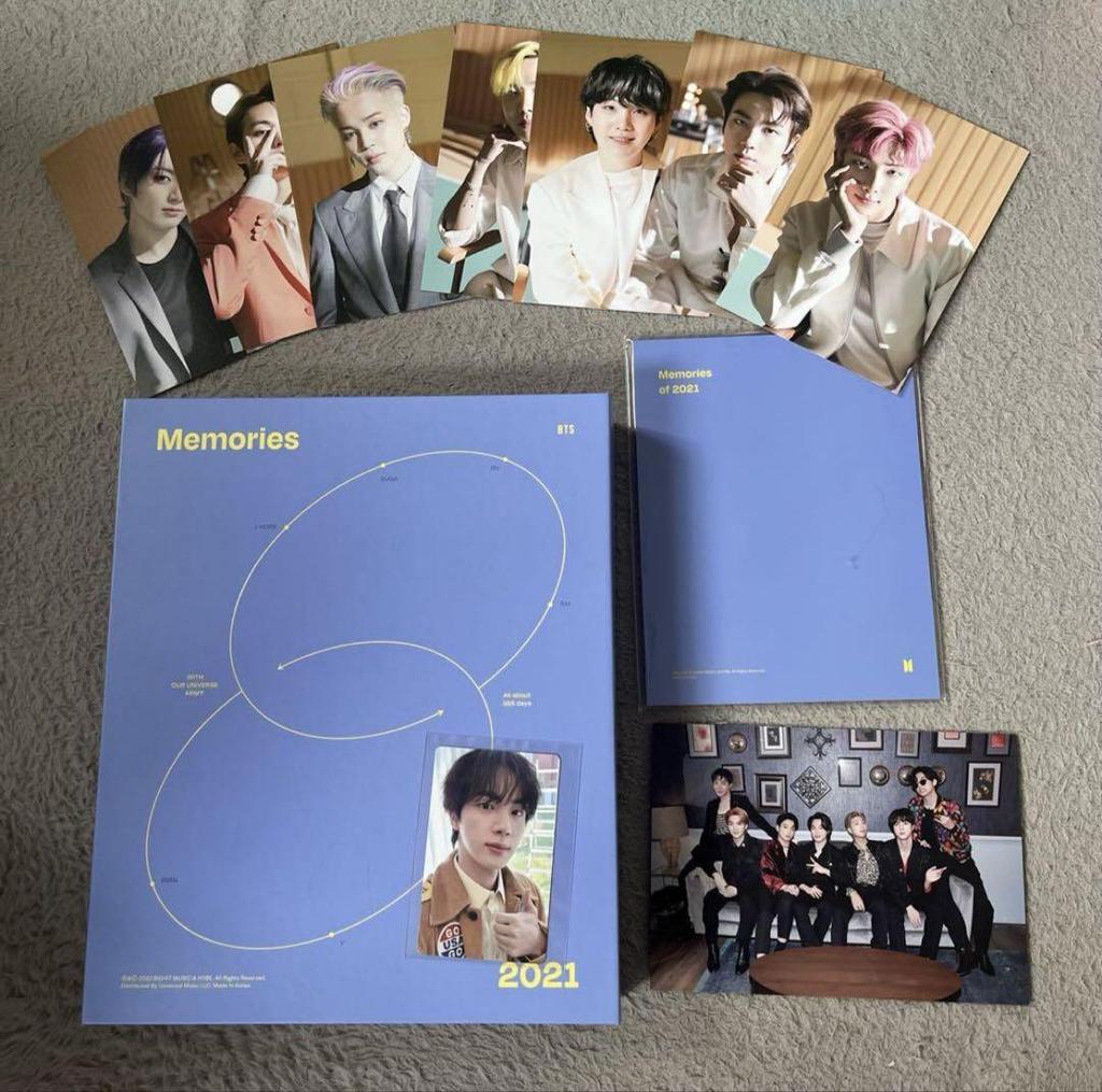 [USED] BTS MEMORIES DVD Memories 2021 with trading cards