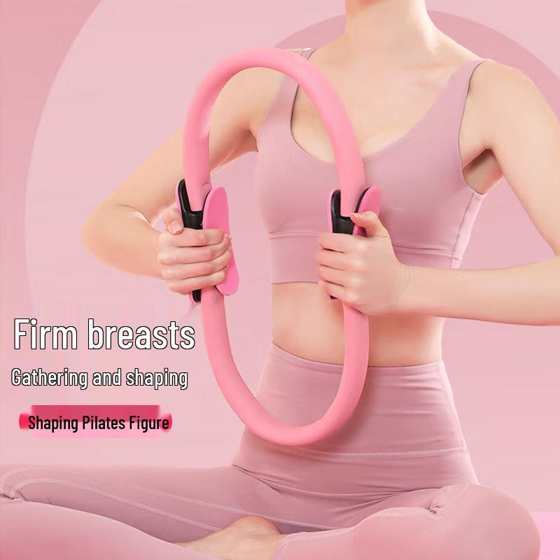 Pilates & Yoga Magic Circle: Enhance Pelvic Floor, Slim Thighs, Train Waist, Aid Fat Loss & Tone Legs for Men