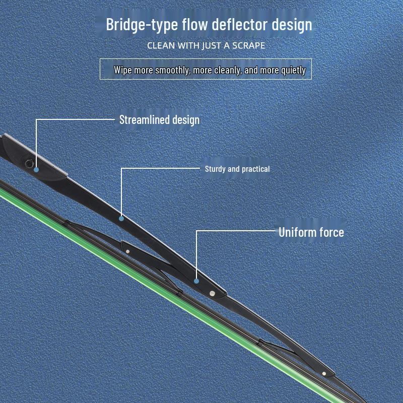 High-definition, Silent Windshield Wipers for Trucks, Buses, Minibuses, and Passenger Cars.