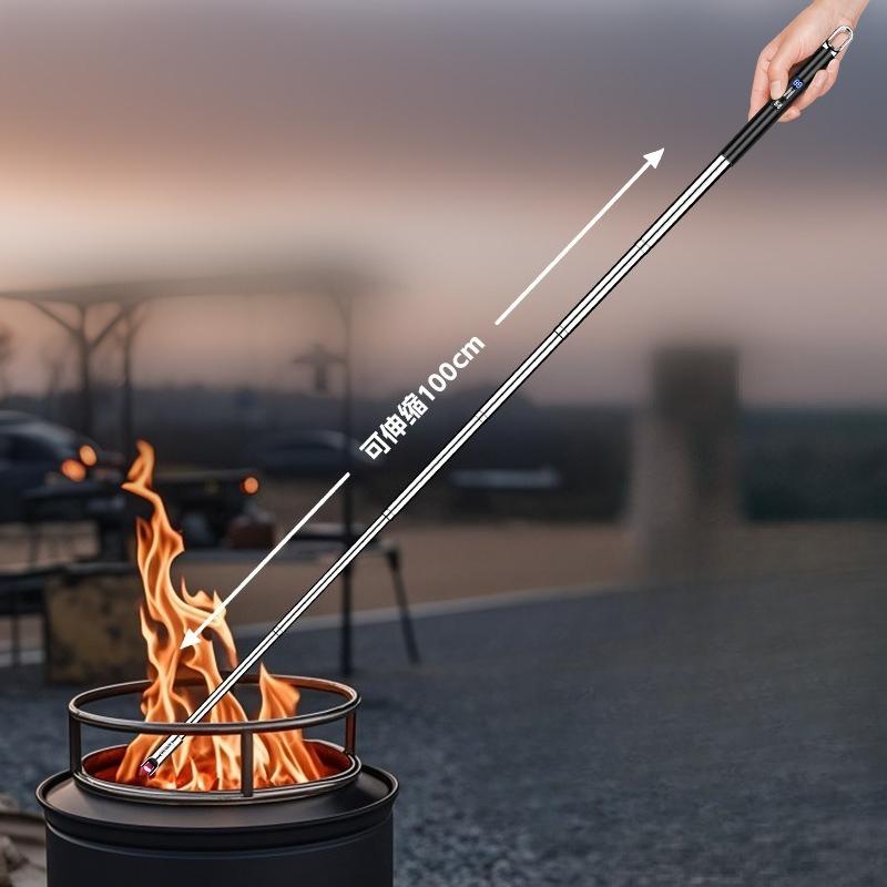 NEW High Quality Extra-long Telescopic Tube Igniter Battery Charge Times USB Charging Arc Pulse Lighter Cigarette Accessories