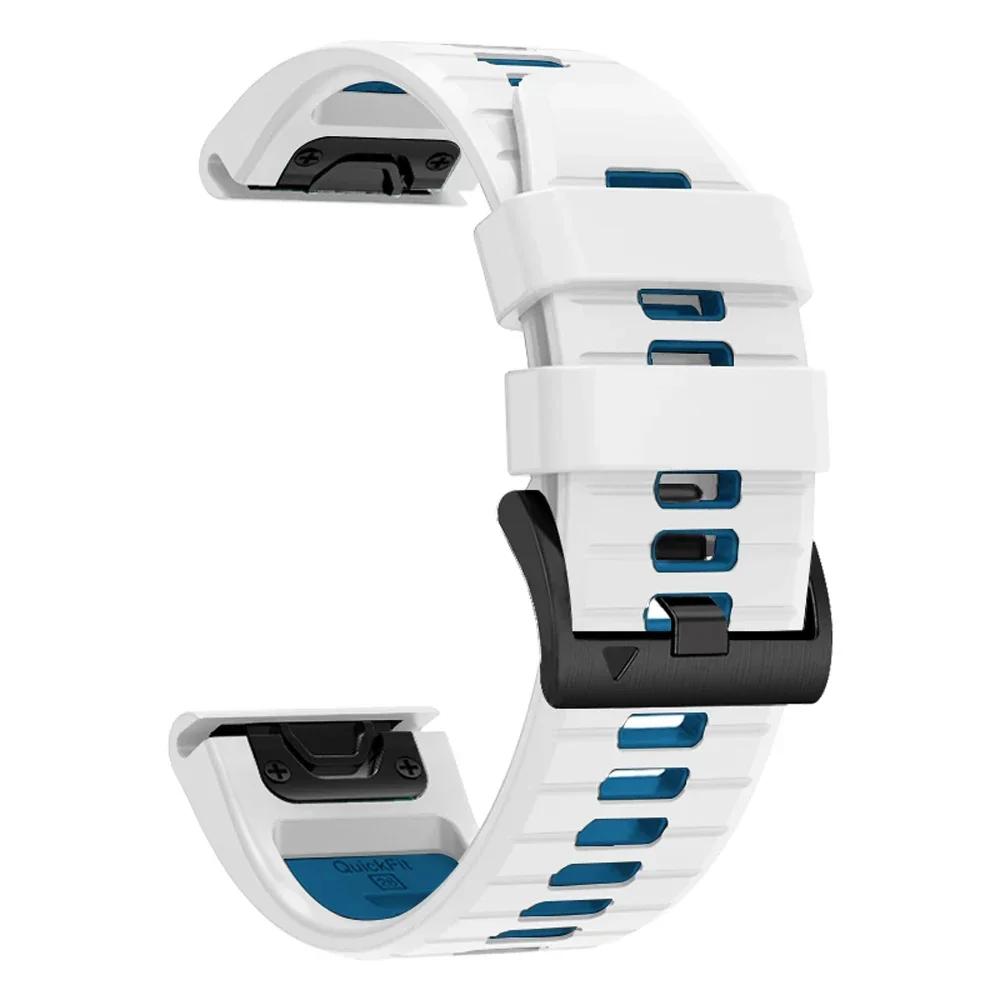 Oficiální silikonový řemínek pro Garmin Fenix 8 E / Forerunner 970 Pásek Instinct 3 2X / Enduro 3 2 Náramek QuickFit 22mm 26mm Řemínek k hodinkám