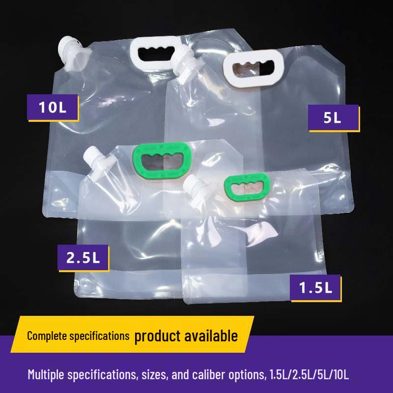 Large Transparent Moisture-Proof Self-Standing Spout Bag for Grain Storage