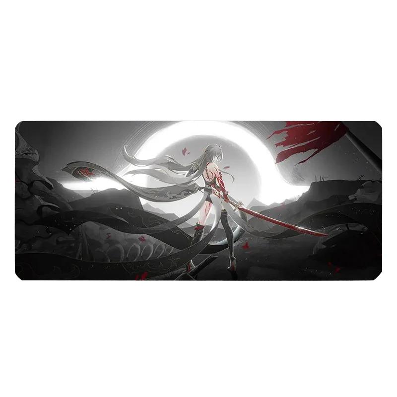 Acheron Robin Mouse Pad Honkai Star Rail Large Mousepad Computer Keyboard XXL Padding Anime Pc Gaming Accessories Desk Mat