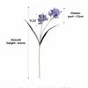 Decor Realistic Artificial Vanilla Orchid Flower 3D Durable Silk Flower Moisturizing Texture Fake Flower Wedding Arrangements