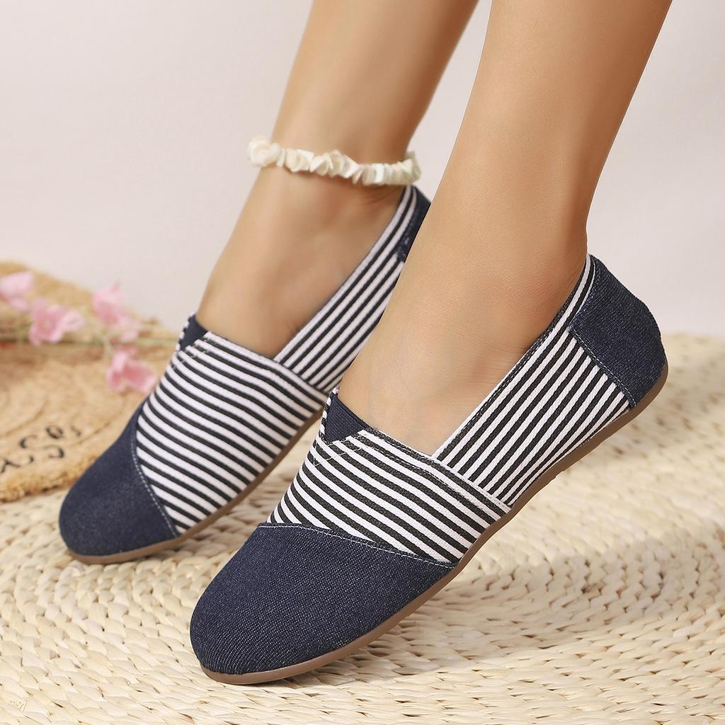 Women Flats Espadrilles Patchwork Slip Op Loafers 2025 New Lightweight Outdoor Shoes Women Comfort Summer Sneakers Women