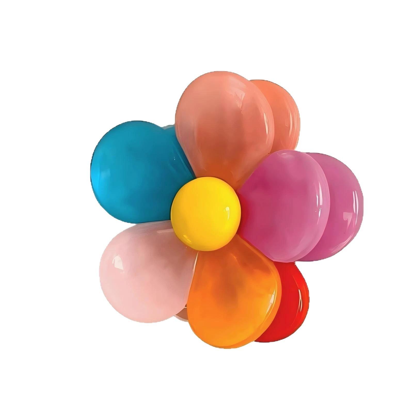Magnetic suction rotating flower sealing clip food snack sealing clip home kitchen moisture-proof refrigerator sticker food bag clip