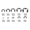 120pcs Stainless Steel Split Ring M1.5-M10 E-type Snap Spring Automotive Fasteners With Box Hand Tools For Safety Fixing