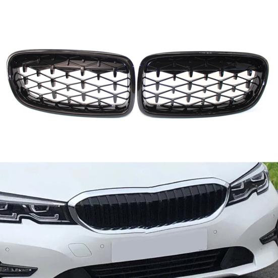 

2 шт. Meteor Gloss Black Car Kidney Grilles Grilles 51130054493 51130054494