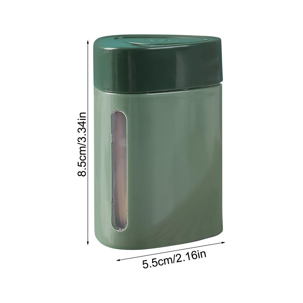 New Automatic Pop-Up Toothpick Dispenser Portable Hygienic Case For Kitchen, Restaurant, Camping & Daily Use