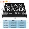 Clan Fraser Ultra-Soft Blanket Quilt Winter Sofa Cover Bed Covers