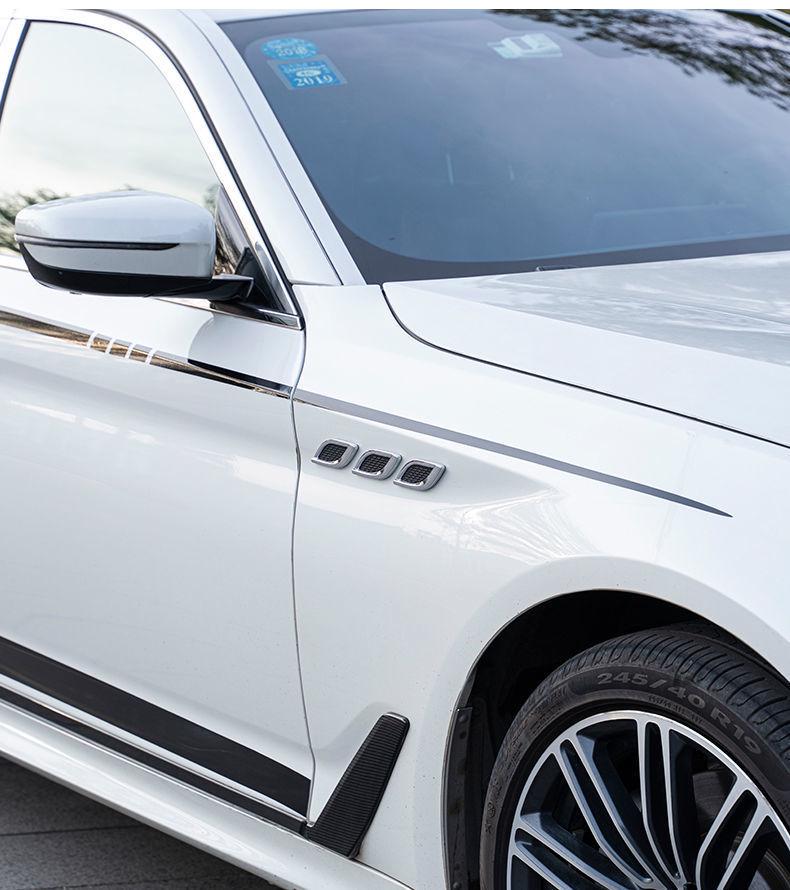 Car Exterior Decorative Shark Gill Air Vent Sticker - Door/Side/Hood Modification