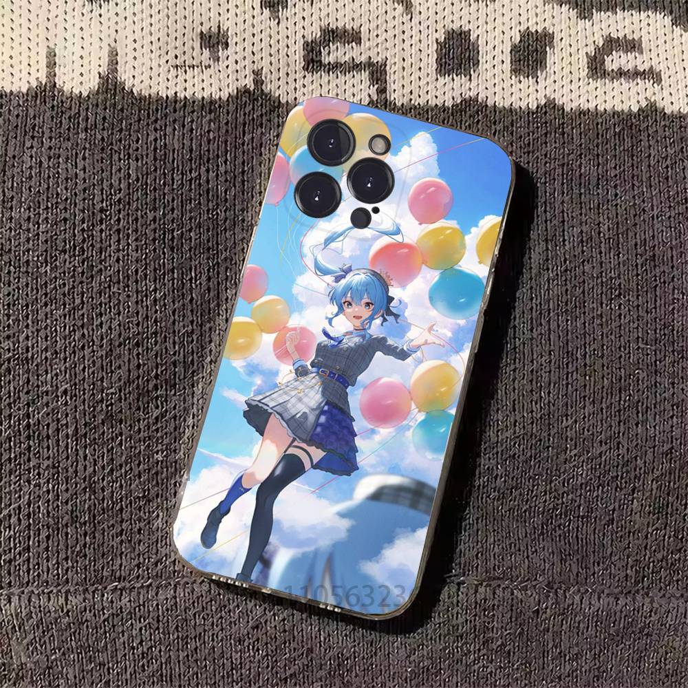 

H-Hoshimachi S-Suisei Phone Case for iPhone 11Pro 13 12 11 Pro Max 16e 17 Air 16 15 14 Plus 11ProMax iPhone12mini