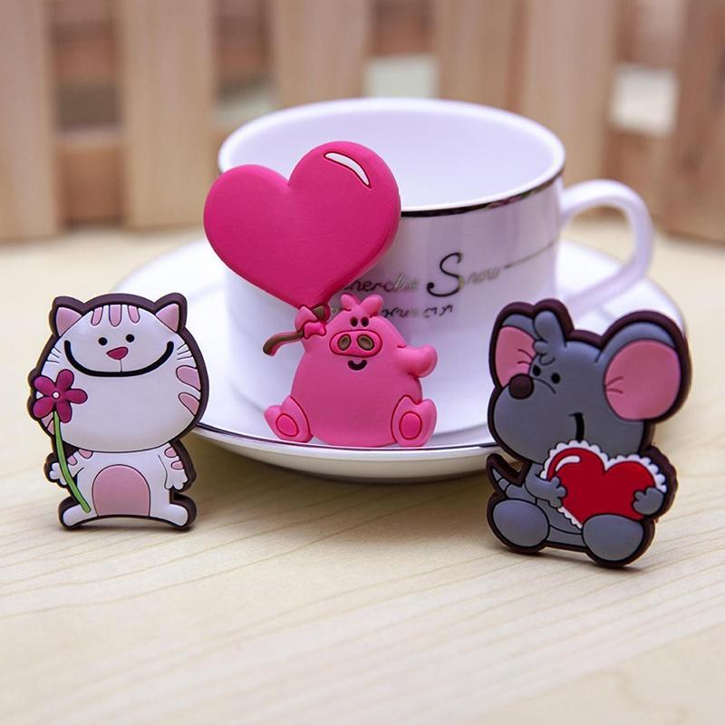 1Pcs Coffee Cup Magnets PVC Kitchen Supplies Fridge Magnets Fridge Magnet
