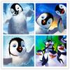 huacan 5D DIY Vollbohrer Pinguin 5D Stickerei DIY Handwerk Kreuzstich