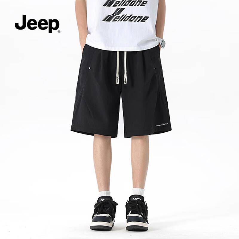 JEEP Men s Lightweight Quick-Dry Casual Shorts M