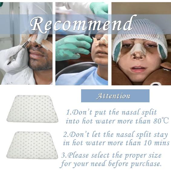 Mediss Thermoplastic Nasal Splints, External Nose Support Protector for Rhinoplasty Septoplasty Surgery, Nose Brace Fracture, ENT, Orthopedic