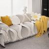 Four Seasons Universal Chenille Jacquard Double-Sided Sofa Cover Towel Nordic Black and White All-Inclusive
