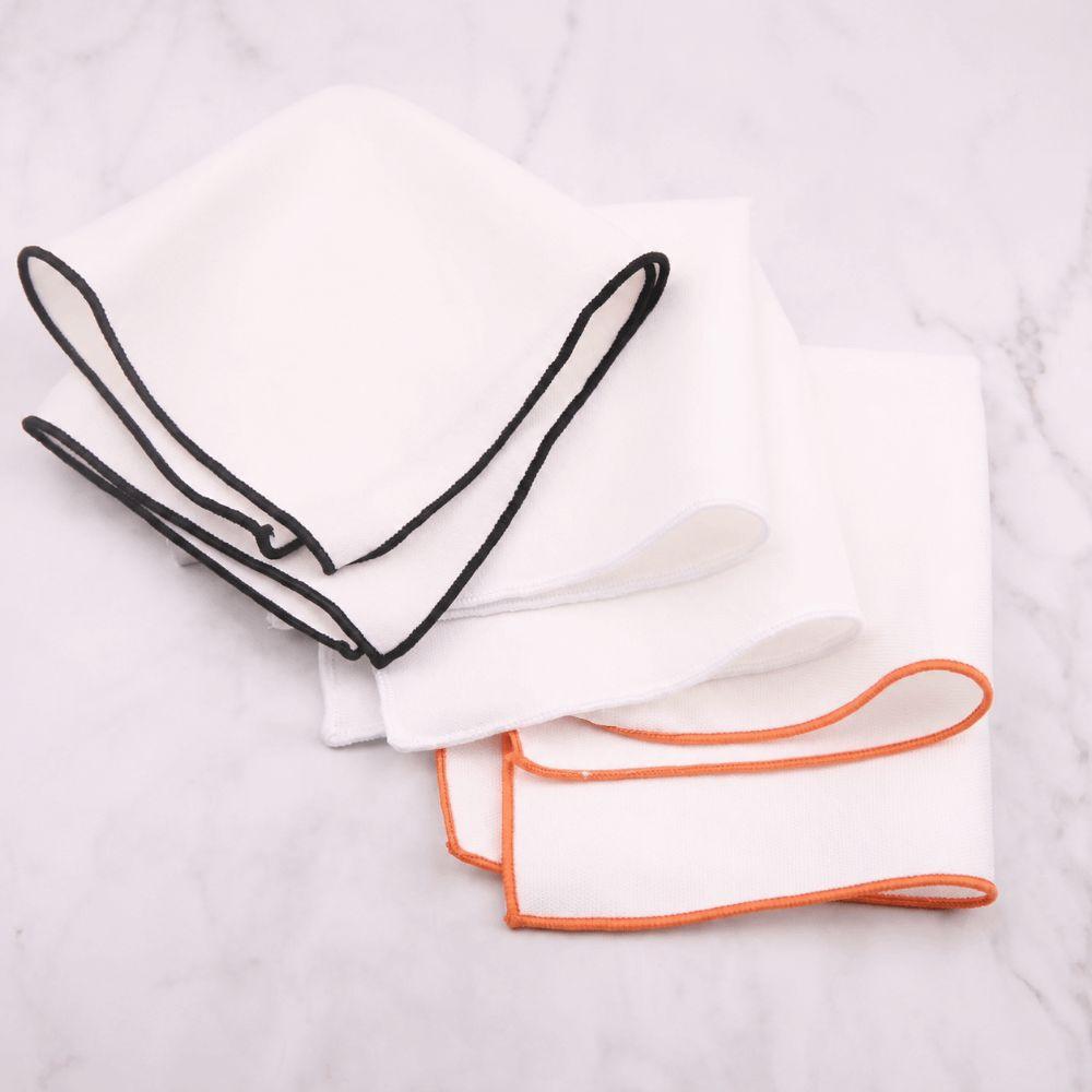 23cm Plain White Pocket Square Handkerchief Small Suit Pocket Towel Cloth Decoration