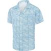 Men's Short Sleeved Hawaiian Shirt Quick Drying Loose Fit Floral Print Tropical Cruise Beach Button Graffiti Aloha