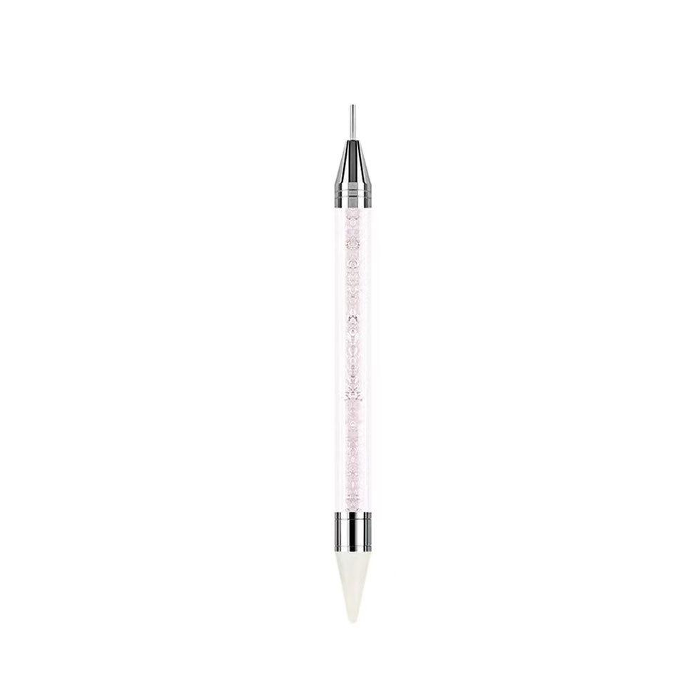 Dual-Head Rhinestone Wax Crayon & Dotting Tool