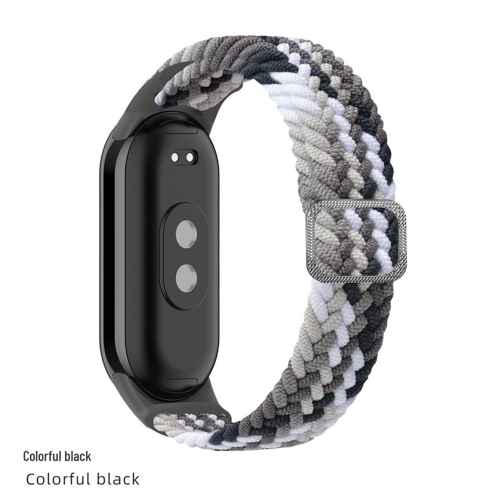 Regulowany pleciony pasek do Xiaomi Band 8/9 - Kompatybilna wymienna opaska na nadgarstek do Mi Watch 3/4/5/6/7/8
