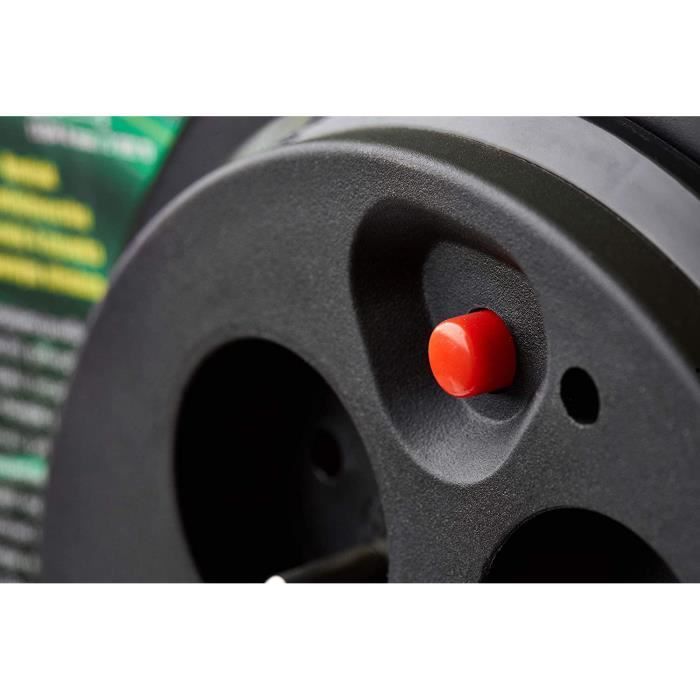 Enrouleur de câble - emos - 25 m - 4 prises schuko - 1,5 mm - intérieur ip20