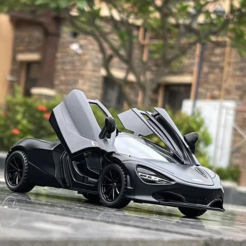 

1:32 McLaren 720S Spider Суперкар Легкосплавна Модель Автомобіля Литі Моделі та Іграшкові Транспортні Засоби Модель Автомобіля-Іграшки Модель-Симуляція Колекція чорний