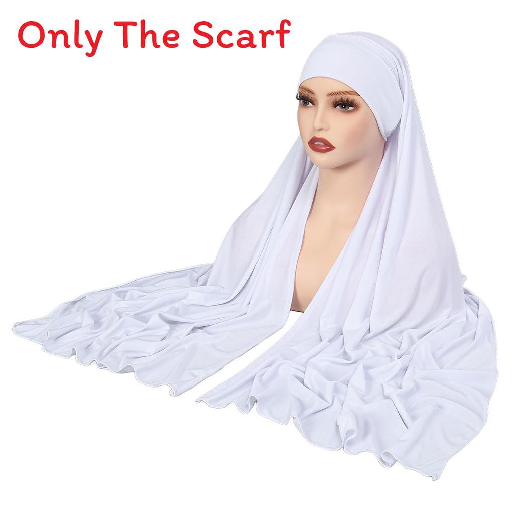 Monochrome Head Wrap Sweater Hat With Breathable Polyester For Women