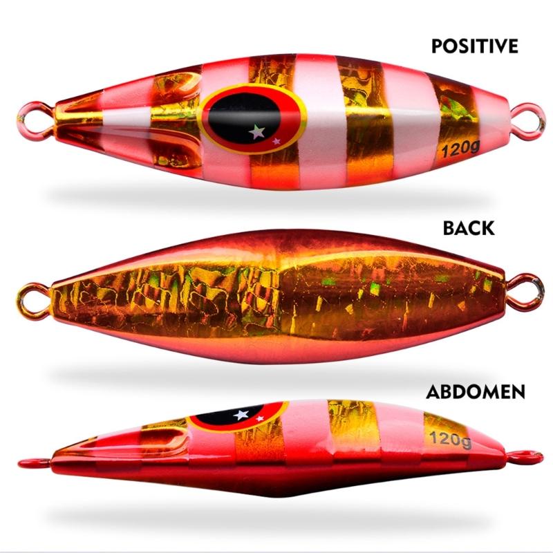 Sea Fishing Jig Fast Sinking Lure Artificial Hard Baits Fishing Baits Metal Jigging Spoon Fishing Tackle Accessory