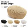 Solid Women's Straw Pillbox Hat Structured Crown Painter Hat New Round Dress Hat  Formal Occasions
