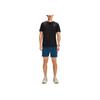 Asics Mens Running Series Moisture-Wicking Quick-Dry Breathable Comfortable Elastic Reflective Sports Shorts Men Shorts Deep-Blue 2011D338-401