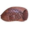 Wooden Puzzle Box, Fish Secret Compartment