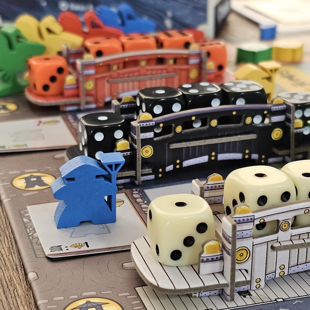 Egret Castle Board Game Strategy Dice Essen Edition