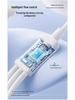 Retractable 3-in-1 Braided Multi-Head Charging Cable for Super Fast Charging
