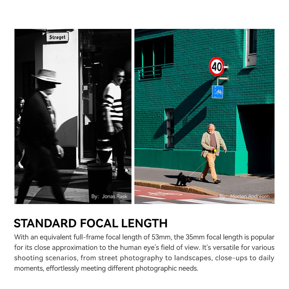 TTArtisan AF 35mm II Autofocus Lens for Mirrorless Cameras with Lens Minimum Focus Ideal for and Everyday Warranty F1.8 APS-C E-Mount Hood,